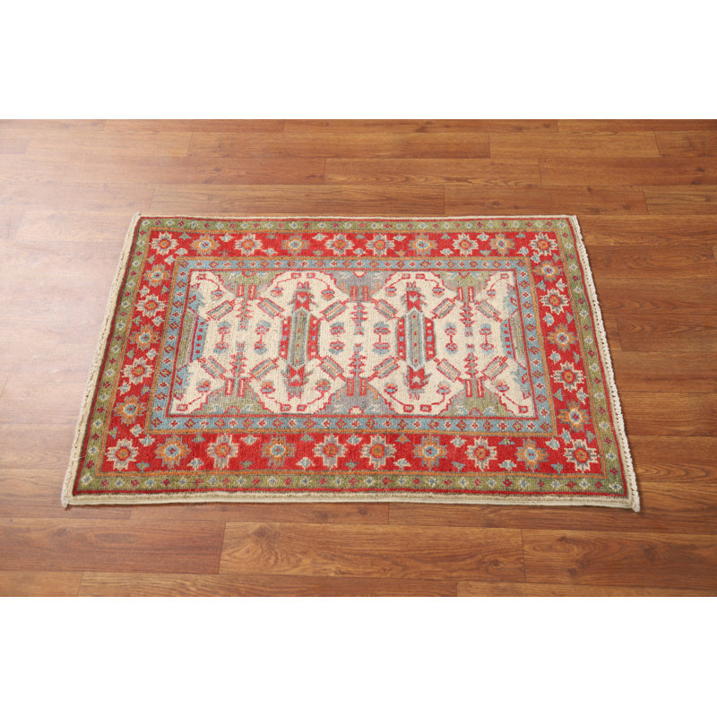 Tapis décoratif géométrique Kazak