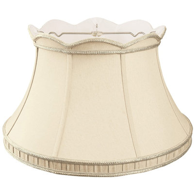 Abat-jour cloche en soie / shantung (araignée)