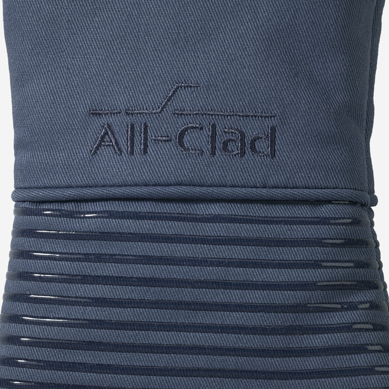 Indigo Silicone Heat-Resistant Oven Mitts Set