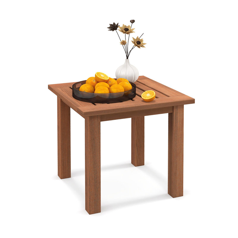 Pansir Square Outdoor Side Table , 17.5'' in. W 17.5'' in. D