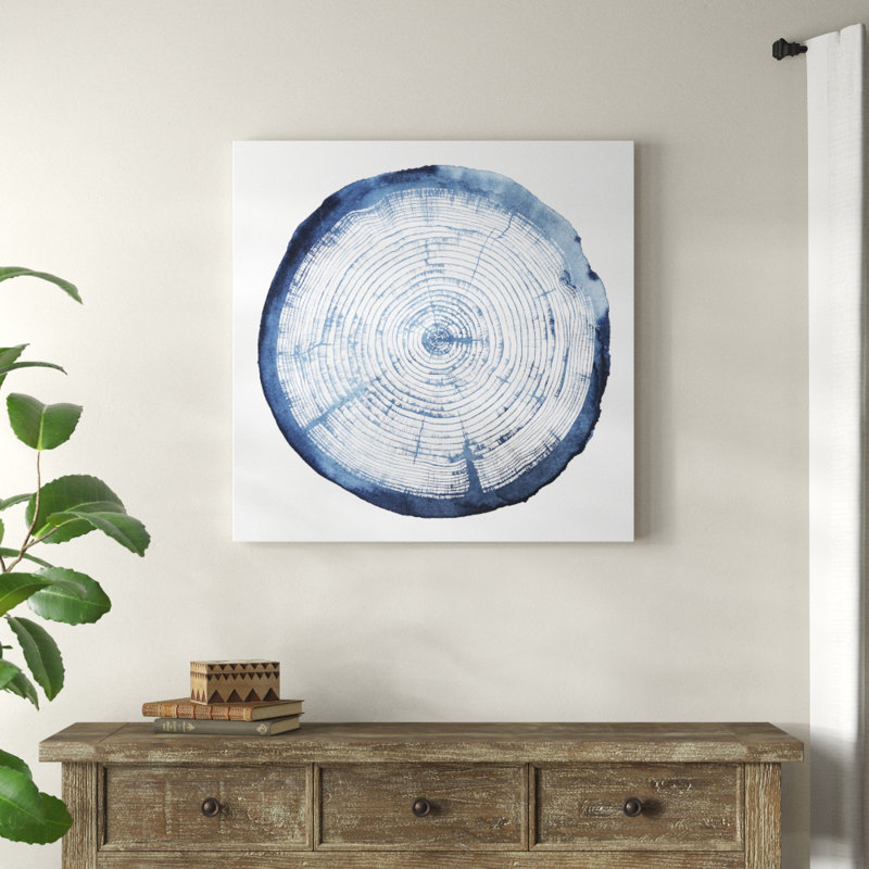 «Tree Ring Overlay I» par Grace Popp, reproduction d'art sur toile tendue, H 36 po x l 36 po