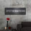 Art mural en métal «Put The Seat Down» par Linda Woods-150039859