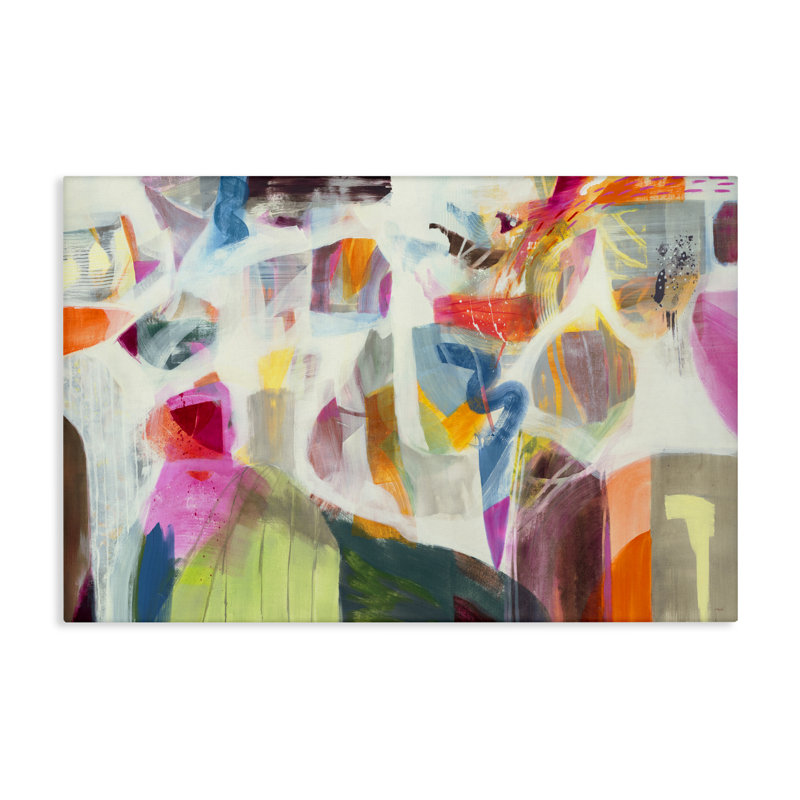 Toile Eclectic Energetic Expression, conception de Jill Martin, H 16 po x l 24 po
