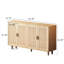 Armoire de rangement polyvalente de 62,14 po avec - tablette solide et réglable, pour la chambre à coucher, le salon, le bureau, le rangement décoratif facile à entretenir, la structure, l'installation-65838978
