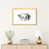 Toile avec cadre en bois beige n'est pas disponible