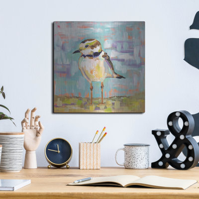 "Coastal Plover II" par Jeanette Vertentes, art mural en métal "par Jeanette Vertentes