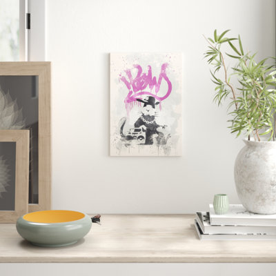 Banksy - Wrapped Canvas Painting