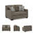 Upholstered 53'' Loveseat-1933835012