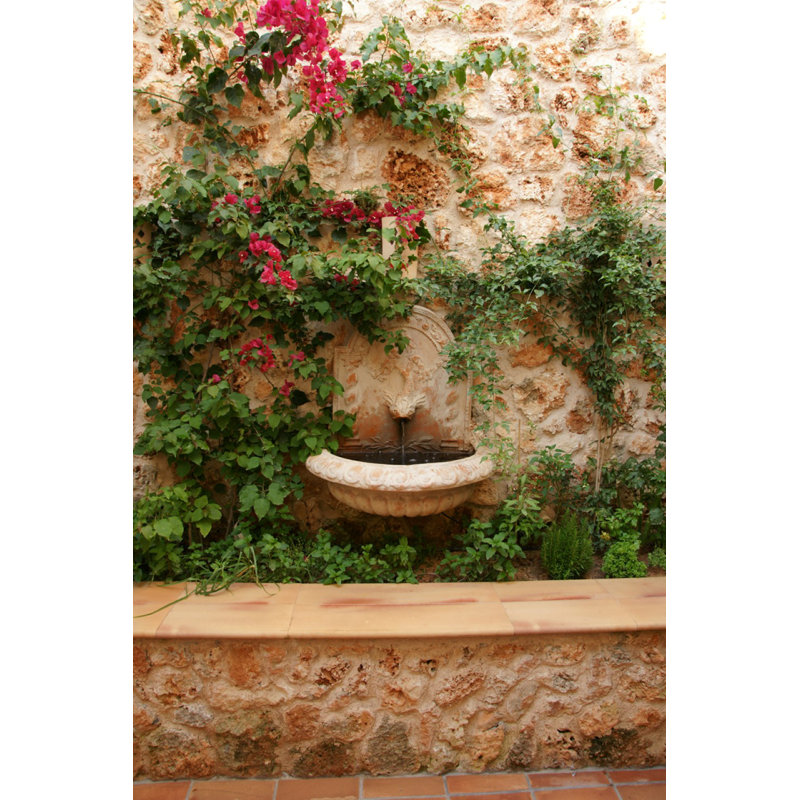 Ontonagon Handcrafted Indoor Outdoor Fountain, Terracotta