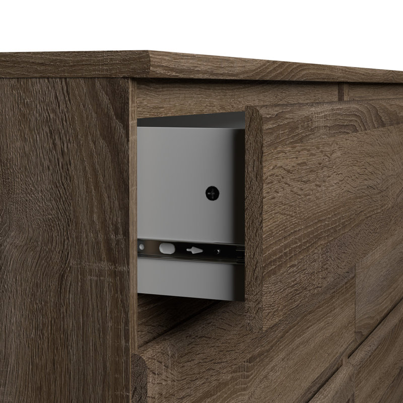 Jada 6 Drawer 60.5" W Double Dresser, Truffle