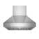 42 Inch 1200CFM Professional Wall Mount Range Hood in Stainless Steel with Dimmable LED's