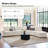 Grandon 150" Modern Modular Curved Sectional Sofa with One Ottoman-707463388