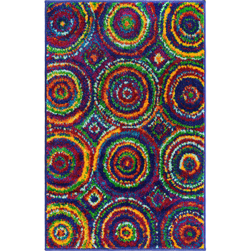 Malaija Geometric Indoor Rug, Rectangle 2' x 3'