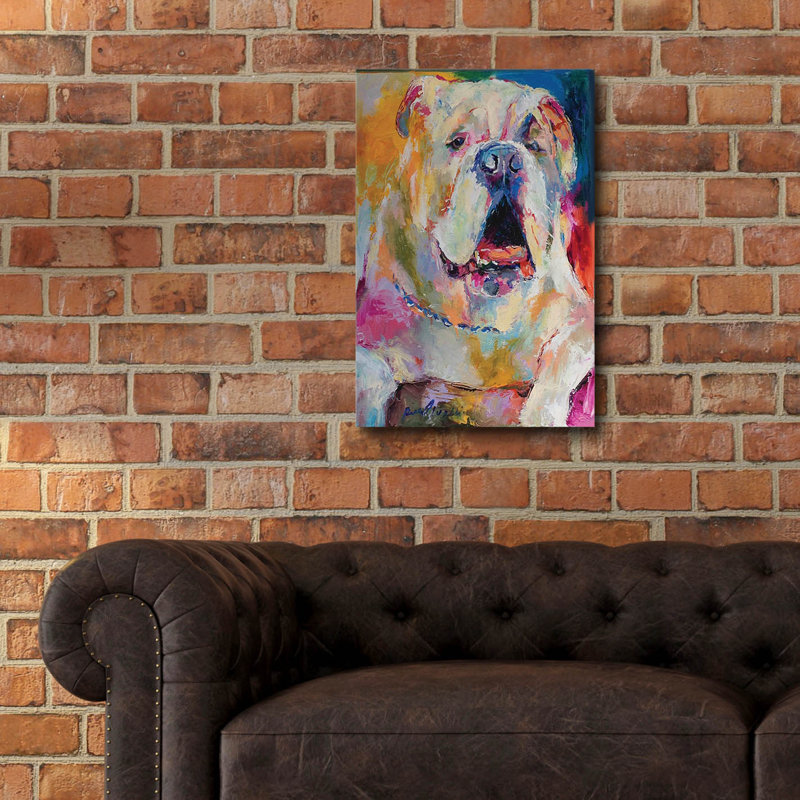 "Art Bull" par Richard Wallich, H 24 po x l 16 po x P 0,2 po