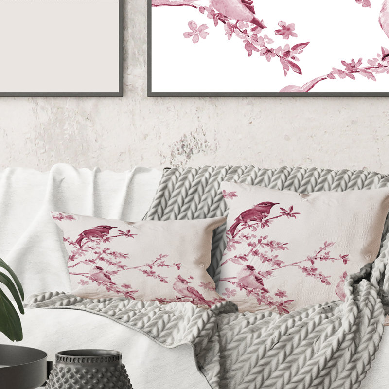 Housse et insert pour coussin décoratif Beautiful Birds
