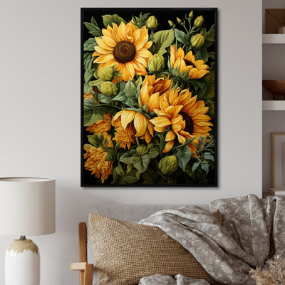" Realistic Beauty Of Sunflowers I "