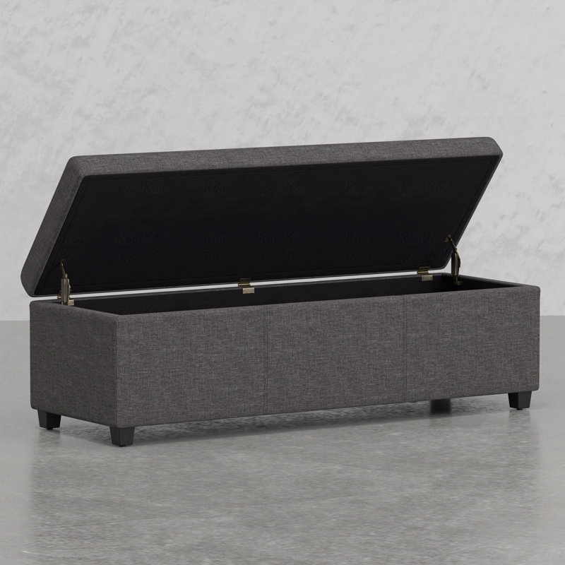 Très grand banc repose-pieds avec rangement