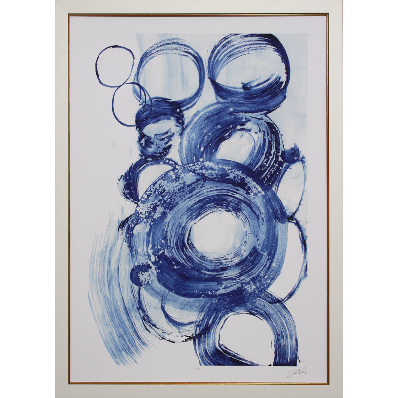 Blue Circle Study II Print by Fuchs