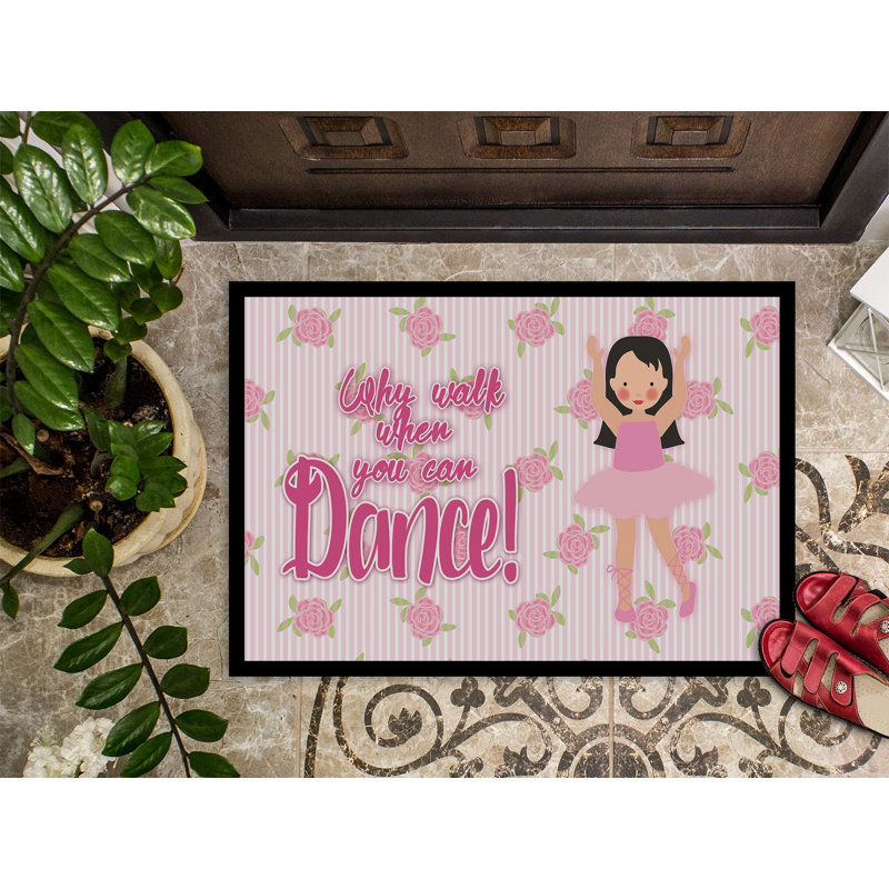 East Urban Home Non-Slip Outdoor Door Mat, Rectangle 18" W x 27" L