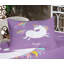 Drap-housse et coussin décoratif Ambesonne Unicorn, blanc lavande-106790896