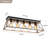 5-Light Farmhouse Rectangular Caged  Flush Mount-122812023