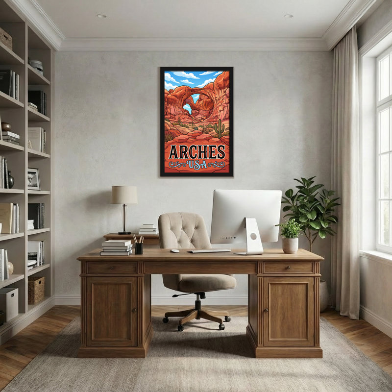 «Scenic & Cityscapes Arches National Park Landscape», reproduction d'art, H 18 po x l 12 po