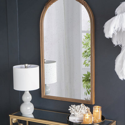 Miroir en bois manufacturé