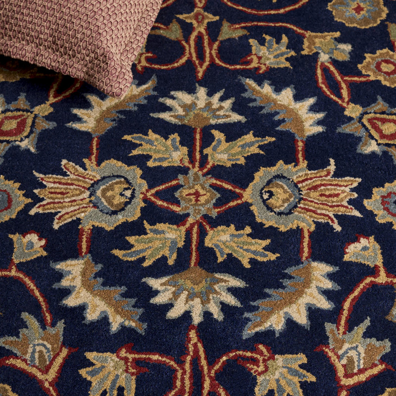 Tapis oriental en laine touffeté à la main Colliers, Rectangle 9 pi x 12 pi