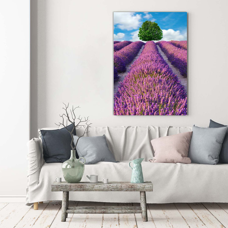 Lavender Field - Wrapped Canvas Print