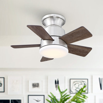Ventilateur de plafond 24 po avec lumières DEL Tavontae