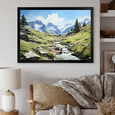 " Green Blue Mountains Alpine Symphony "