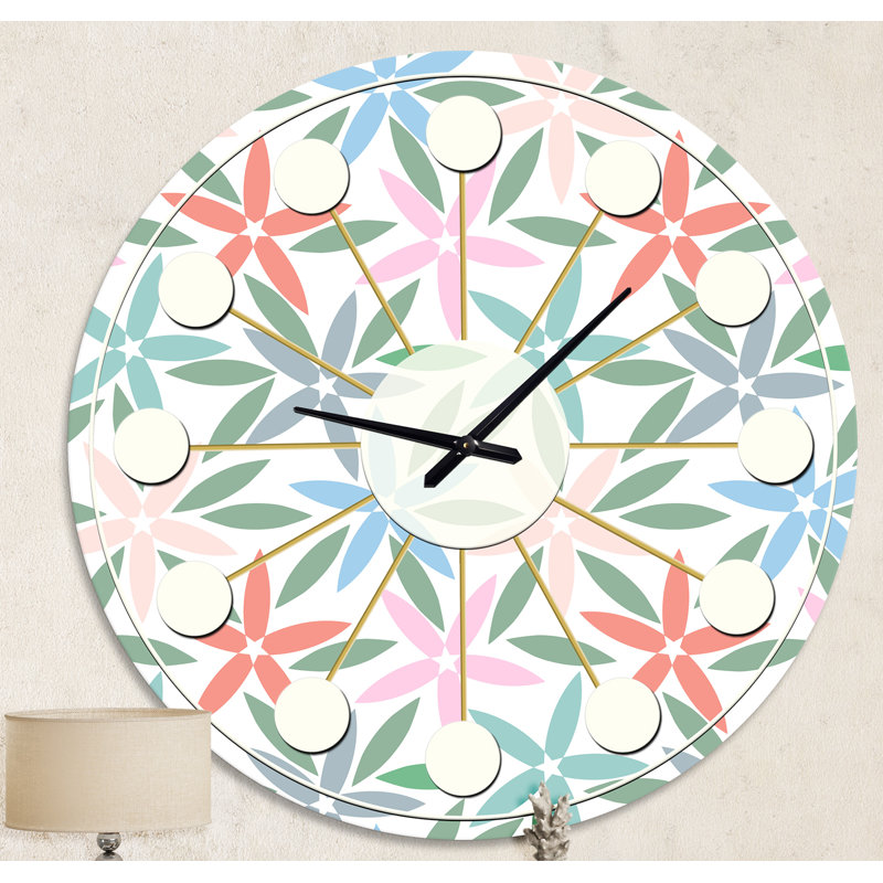 Horloge murale rétro Mid-Century, Médium