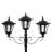 Black Solar Powered Integrated LED Pathway Light