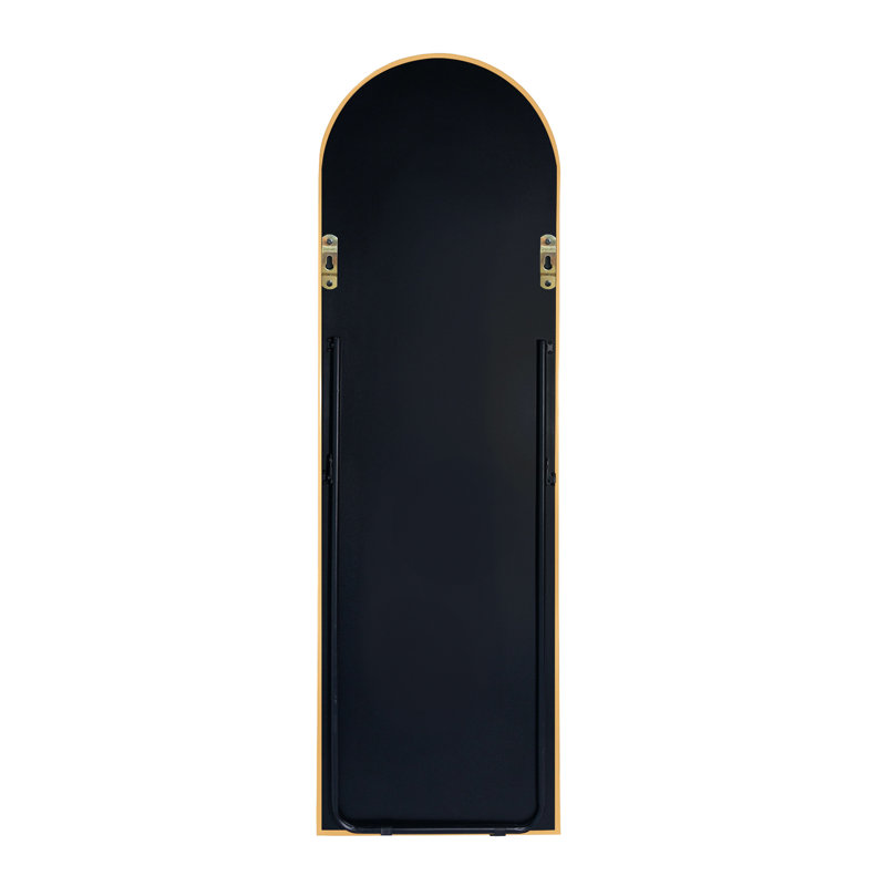 Oribelle Metal Arch Wall Mirror, 63" x 20", Gold
