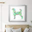 Tapisserie caniche - peinture encadrée-1950715492-1950715493