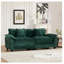  Canapé modulaire plus large avec accoudoirs de couleur verte, canapé moderne à 2 places avec coussin rembourré double couche, tissu chenille respirant-1634581234