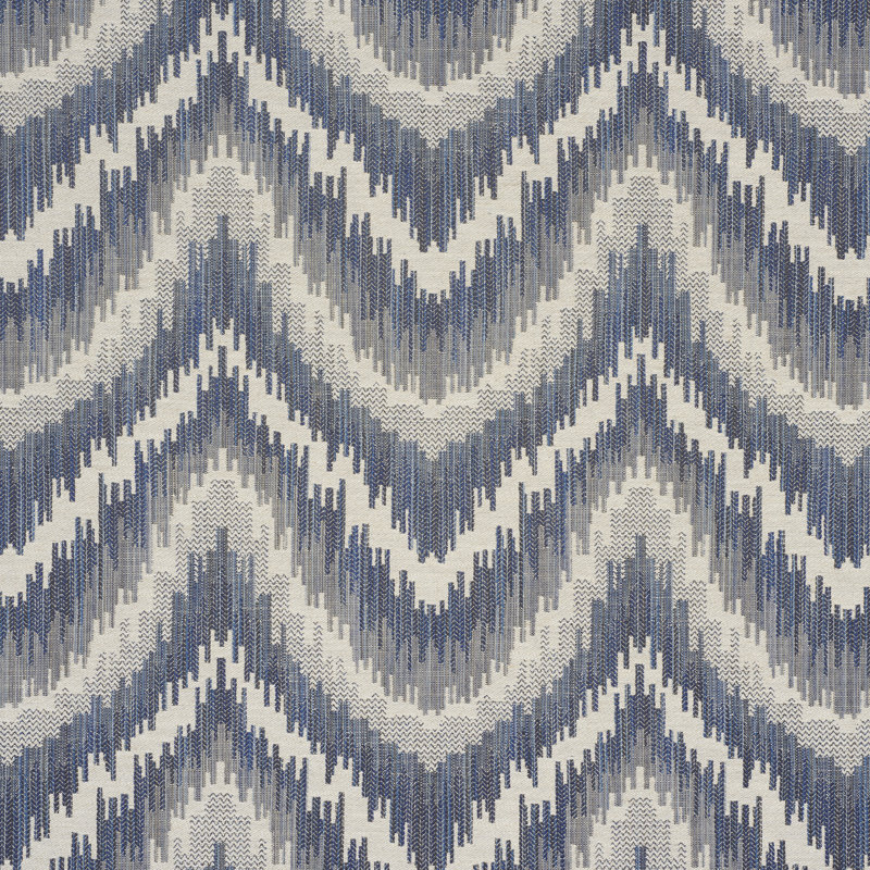 Tissu Von Armin, Bleu