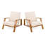 Chaise de patio avec coussins Isham-1950668328