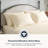 Delara GOTS Certified 100% Organic Cotton Percale Duvet Cover Set - 400 Thread Count, Smooth & Breathable-101810825-103975758