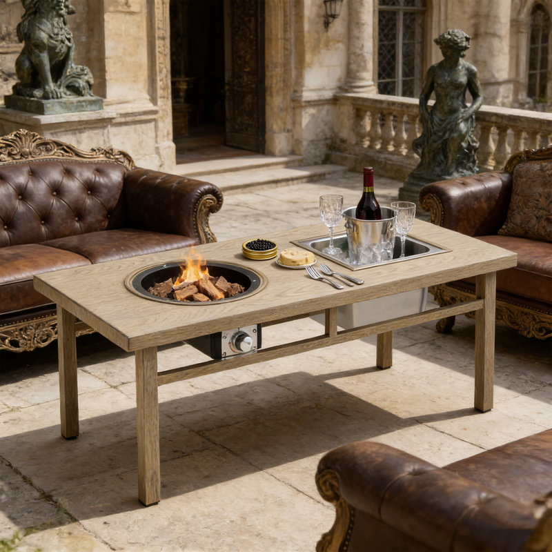 Table basse d'extérieur moderne 47 "