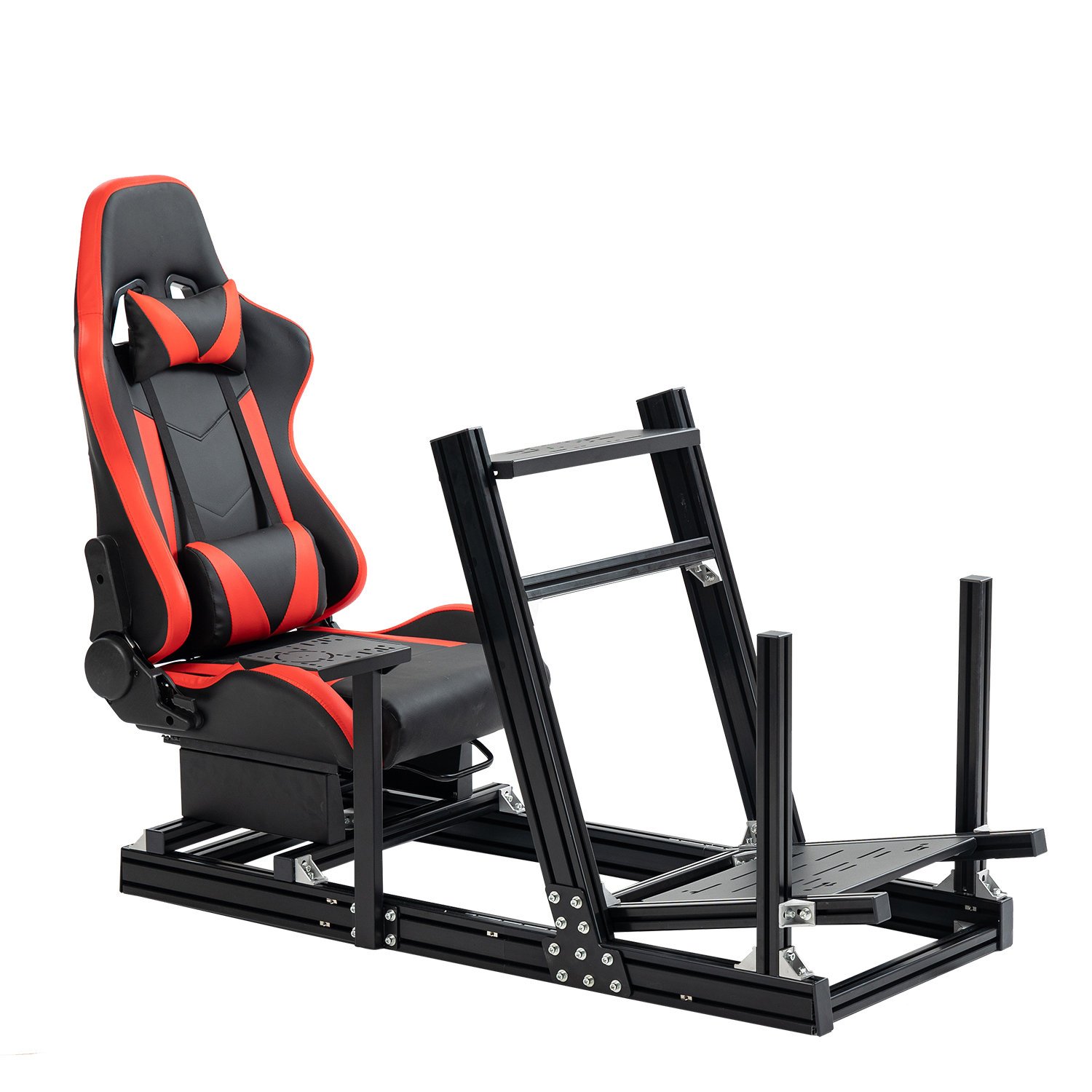 Anman Pro Racing Simulator Cockpit Aluminum with Seat Fit Logitech