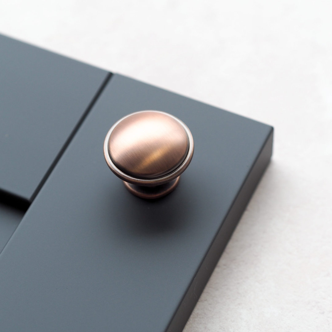 - 35mm Copper Cabinet Knob Brushed Antique Rose Gold Kitchen Cupboard Door Drawer Pull Handle Wardrobe Furniture Replacement - Image 4