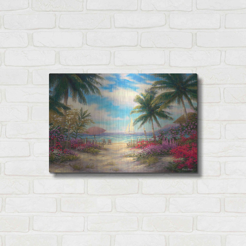 «Sea Breeze Path» par Chuck Pinson, H 16 po x l 24 po
