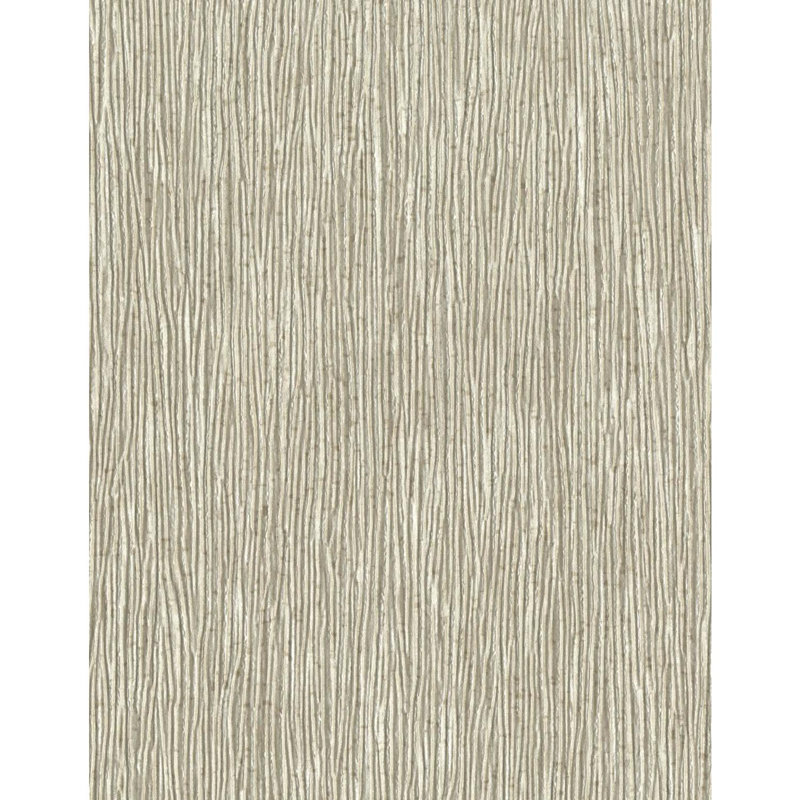 Rouleau de papier peint Candice Olson Terrain Tuck Stripe L 27 pi x l 27 po, Clair de lune