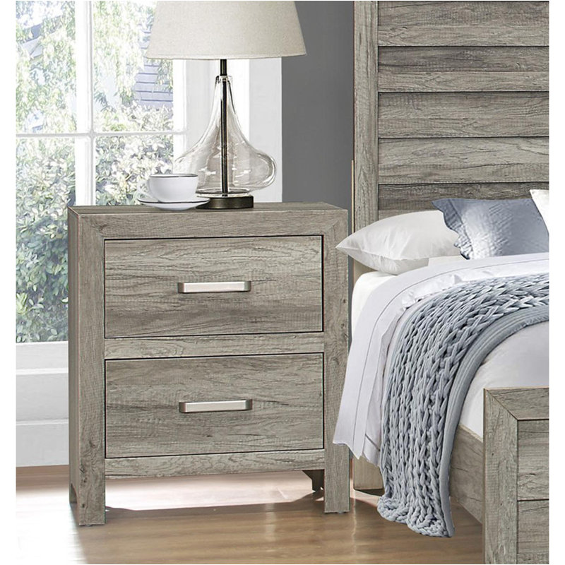 Table de chevet de chambre à coucher, Grey