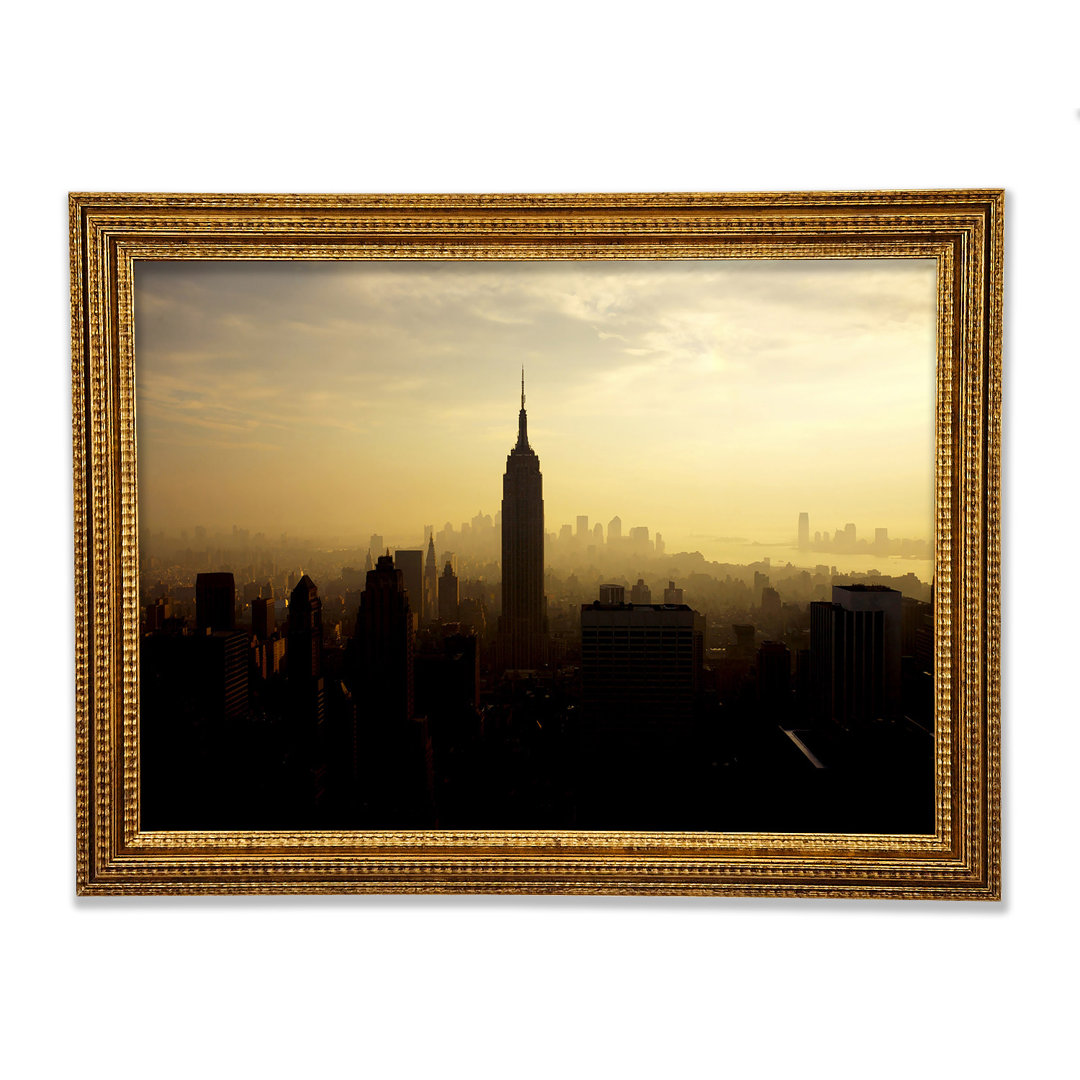 New York City Mist - Einzelne Bilderrahmen Kunstdrucke