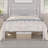 Andray Metal Platform Bed with Cloud-Inspired Design Headboard-1022145716-1021816525