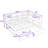 Full Size Wooden Daybed with Shelves and Drawers-130012700
