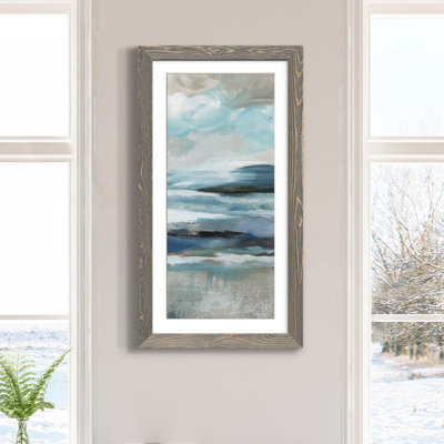 «Distant Drama II», peinture sur toile encadrée