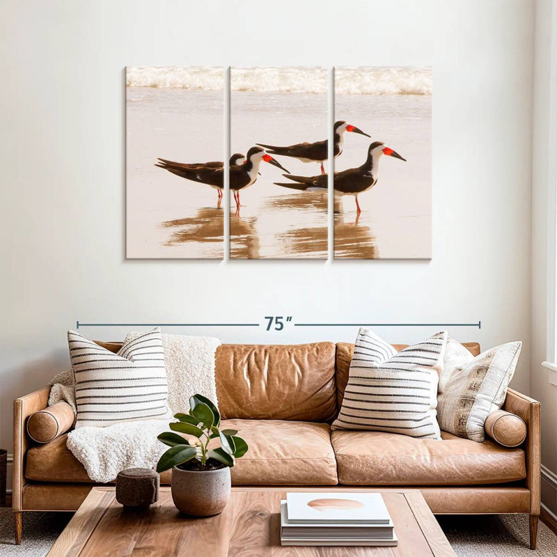 Brampt A Few Black Skimmers I, H 36 po x l 57 po